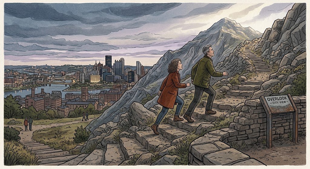 Navigating Midlife Crisis in Therapy: The Summit Transition